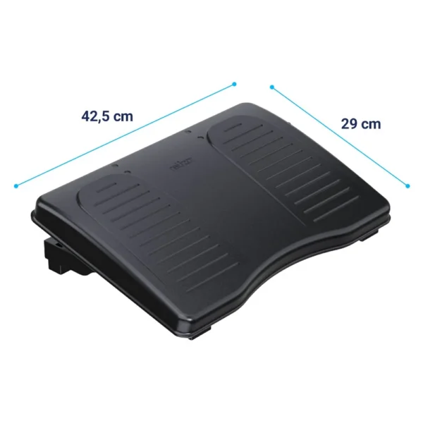 Apoio Para Pés Reliza Ergolight Ajustável Nr17 Preto