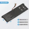 Bateria Acer Es1-511 Ac14b8k Bb11-Ac082 15.2V 3600Mah Preto