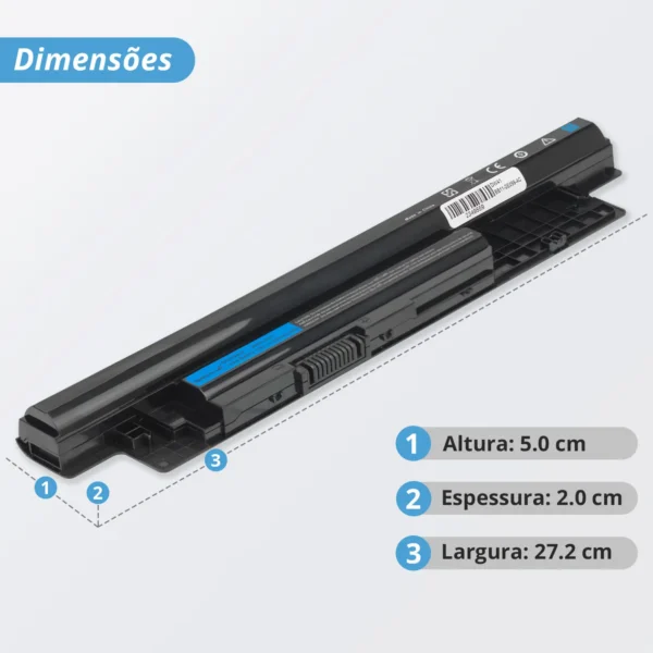 Bateria Dell 14 3421 Xcmrd Bb11-De099-4C 14.8V 2200Mah Preto