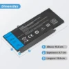 Bateria Dell Vostro 5460 5470 Bb11-De101 Vh748 4600Mah Preto
