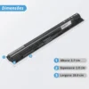 Bateria Dell Inspiron 14-5458 14-5455 Bb11-De120 M5y1k 14.8V Preto