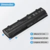 Bateria Hp G42 Mu06 Bb11-Hp058 10.8V 4000Mah Preto