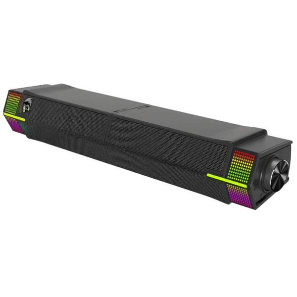 Caixa De Som Redragon Yorick Gs511 Rgb Bluetooth Soundbar Preto