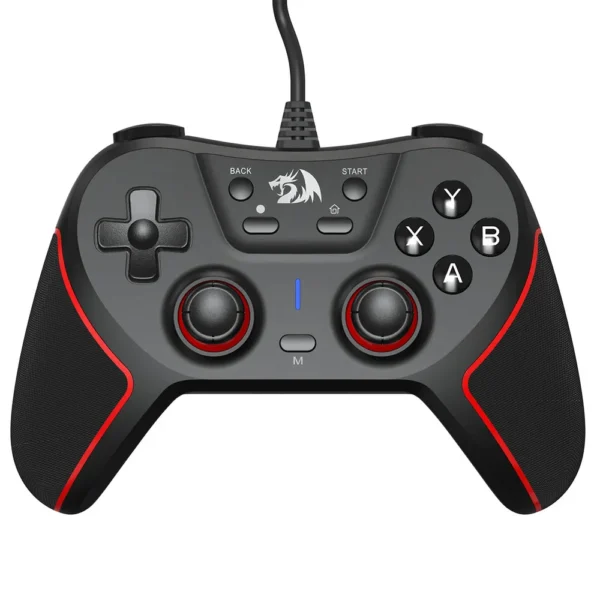 Controle Gamer Redragon Ephemera G713 Usb Hall Effect Preto E Vermelho
