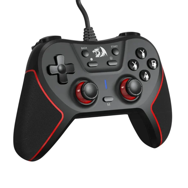 Controle Gamer Redragon Ephemera G713 Usb Hall Effect Preto E Vermelho