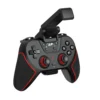 Controle Gamer Redragon Sempiten G712 Sem Fio Bluetooth 2.4Ghz Preto E Vermelho
