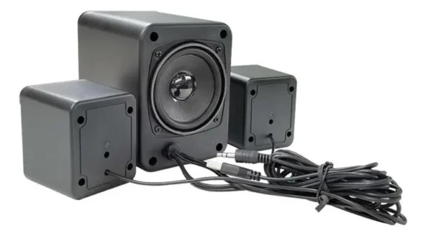 Caixa De Som Kisonli Powervibe U3100 7W Usb Preto
