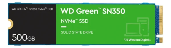 Ssd Western Digital Wd Green Sn350 500Gb M.2 Nvme Pcie 3.0