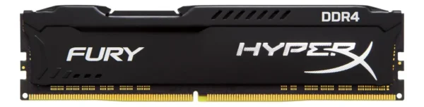 Memória Ram Kingston Hyperx Fury 8Gb Ddr4 2400Mhz Cl15 Preto
