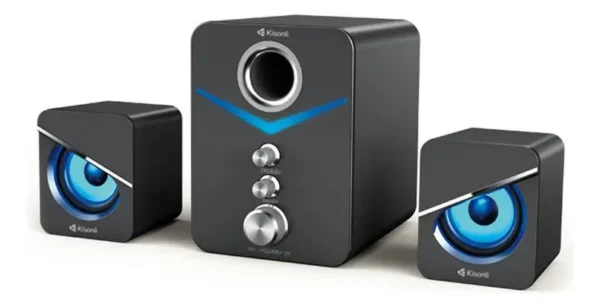 Caixa De Som Kisonli Powervibe U3100 7W Usb Preto