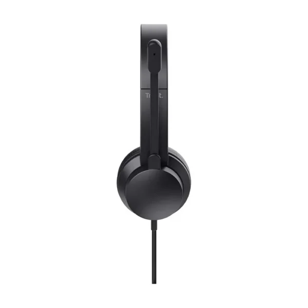Headset Office Trust Ayda 25087 Com Fio P2 Preto