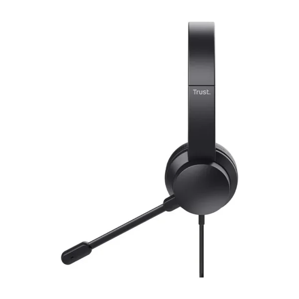 Headset Office Trust Ayda 25087 Com Fio P2 Preto