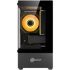 Gabinete Gamer Kalkan Hakon Micro-Atx Vidro Temperado Sem Fan Preto