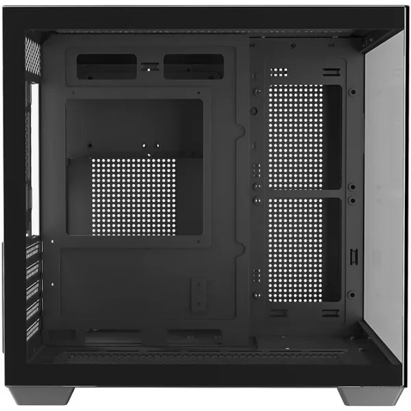 Gabinete Gamer Kalkan Midgard Digital Aquário Micro-Atx Vidro Temperado Sem Fan Preto