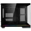 Gabinete Gamer Kalkan Saga Rgb Aquário Micro-Atx Vidro Temperado Sem Fan Preto