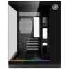 Gabinete Gamer Kalkan Saga Rgb Aquário Micro-Atx Vidro Temperado Sem Fan Preto