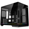 Gabinete Gamer Kalkan Saga Rgb Aquário Micro-Atx Vidro Temperado Sem Fan Preto
