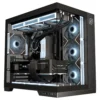 Gabinete Gamer Kalkan Asgard Aquário Atx Vidro Temperado Sem Fan Preto
