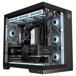 Gabinete Gamer Kalkan Asgard Aquário Atx Vidro Temperado Sem Fan Preto