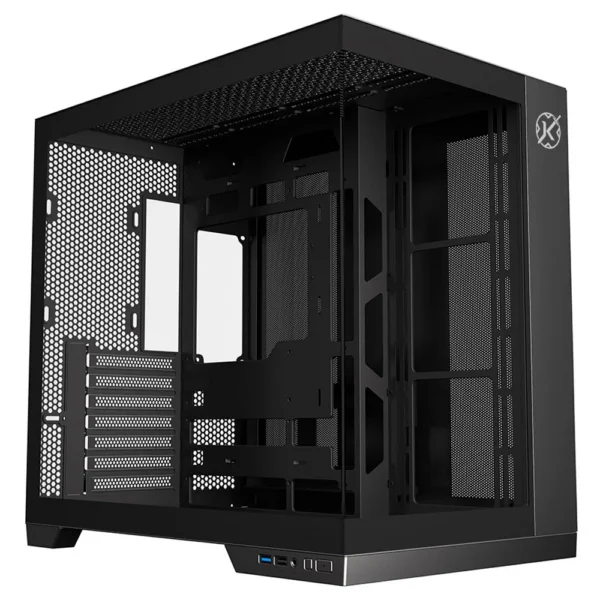 Gabinete Gamer Kalkan Asgard Aquário Atx Vidro Temperado Sem Fan Preto