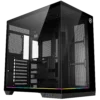 Gabinete Gamer Kalkan Skye Rgb Aquário Atx Vidro Temperado Sem Fan Preto