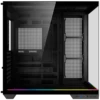 Gabinete Gamer Kalkan Skye Rgb Aquário Atx Vidro Temperado Sem Fan Preto