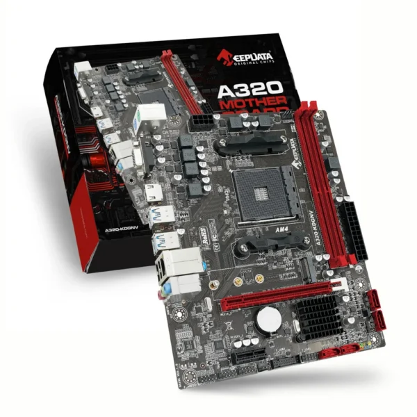 Placa Mãe Keepdata A320-Kdgnv Socket Am4 Ddr4 Micro-Atx Vga