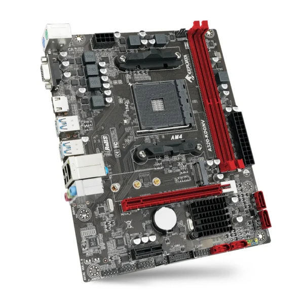 Placa Mãe Keepdata A320-Kdgnv Socket Am4 Ddr4 Micro-Atx Vga