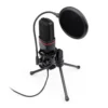 Microfone Gamer Streamer Redragon Seyfert Gm100 P2 Com Tripé Preto