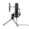 Microfone Gamer Streamer Redragon Seyfert Gm100 P2 Com Tripé Preto