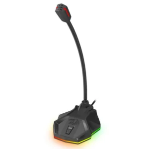 Microfone Gamer Redragon Stix Gm-99 Usb Rgb Preto