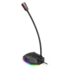 Microfone Gamer Redragon Stix Gm-99 Usb Rgb Preto