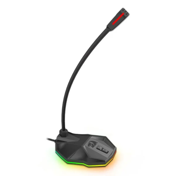 Microfone Gamer Redragon Stix Gm-99 Usb Rgb Preto