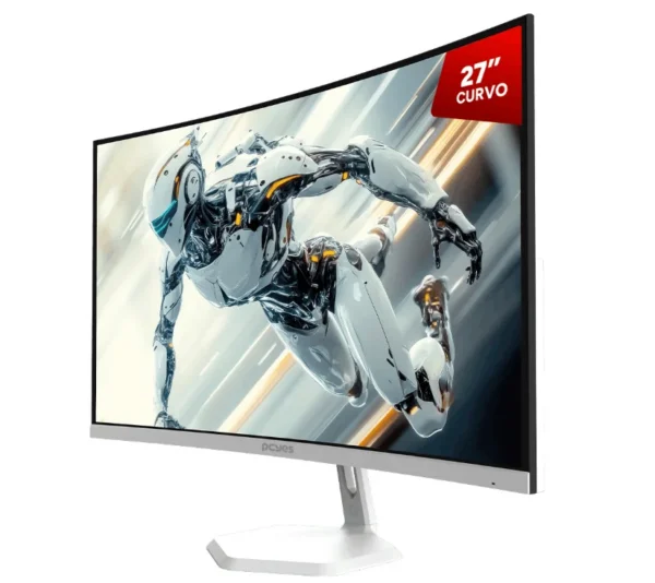 Monitor Gamer Pcyes O-Creed O27c 27 Curvo Full Hd Va 180Hz 1Ms White Ghost Branco