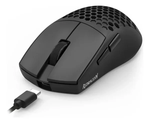 Mouse Gamer Redragon Astrolabe Lite M725-Lit Sem Fio Tri-Mode Ultraleve 10000 Dpi Preto