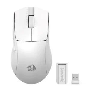Mouse Gamer Redragon King Pro Sem Fio M916w-Pro-1K 26000 Dpi Branco