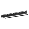 Patch Panel Intelbras Impact Lan Pp524 Cat5e 24 Portas 19 Pol 1U Preto