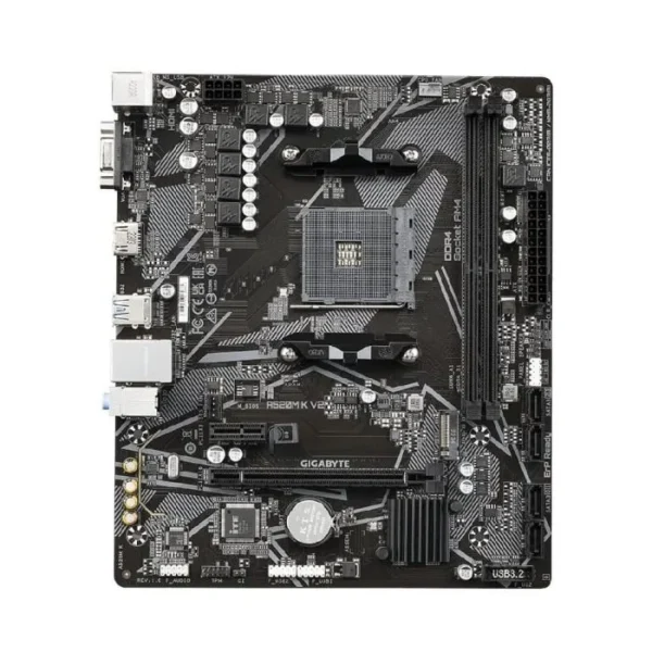 Placa Mãe Gigabyte A520m K V2 Amd Am4 Ddr4 Hdmi D-Sub M.2 Usb 3.2