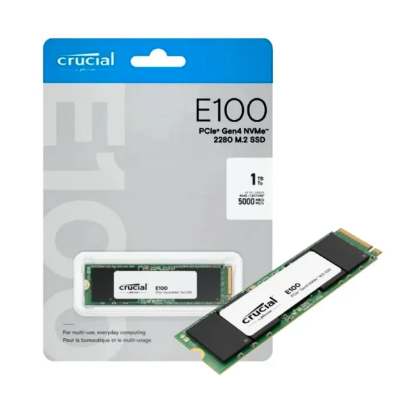 Ssd Crucial E100 1Tb M.2 Nvme Pcie Gen4 Ct1000e100ssd8
