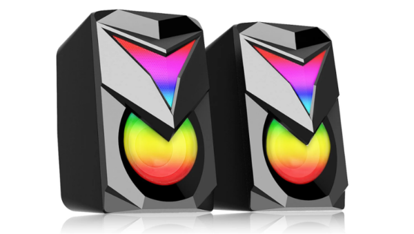 Caixa De Som Redragon Toccata Gs700 2.1 Rgb Usb P2 Preto