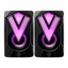 Caixa De Som Tgt Spheris Rainbow 2X3w Rms Usb Preto