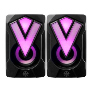 Caixa De Som Tgt Spheris Rainbow 2X3w Rms Usb Preto