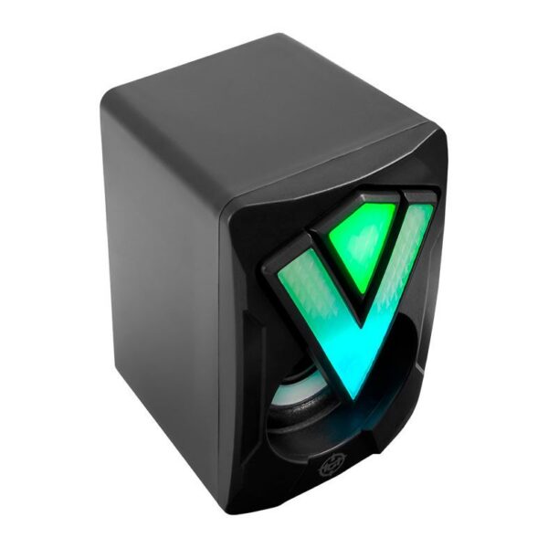 Caixa De Som Tgt Spheris Rainbow 2X3w Rms Usb Preto