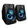 Caixa De Som Tgt Sentry V3 Rainbow 2X3w Rms Usb P2 Preto
