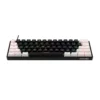 Teclado Mecânico Gamer Gamdias Aura Gk2 Abnt2 Switch Marrom Rainbow Preto E Branco
