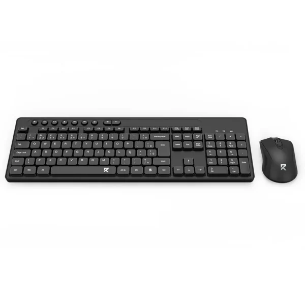 Kit Teclado E Mouse Sem Fio Redragon Bs-7094 Usb 2.4Ghz Abnt2 Preto