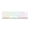 Teclado Mecânico Gamer Redragon Anivia Lunar White K614w-Rgb Abnt2 Switch Azul Rgb Branco