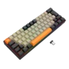 Teclado Mecânico Gamer Redragon Draconic Pro Sem Fio Abnt2 Switch Marrom Rgb Cinza Laranja E Preto