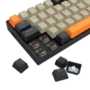 Teclado Mecânico Gamer Redragon Draconic Pro Sem Fio Abnt2 Switch Marrom Rgb Cinza Laranja E Preto