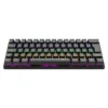 Teclado Mecânico Gamer T-Dagger Arena T-Tgk321-Br Abnt2 Switch Marrom Rainbow Preto